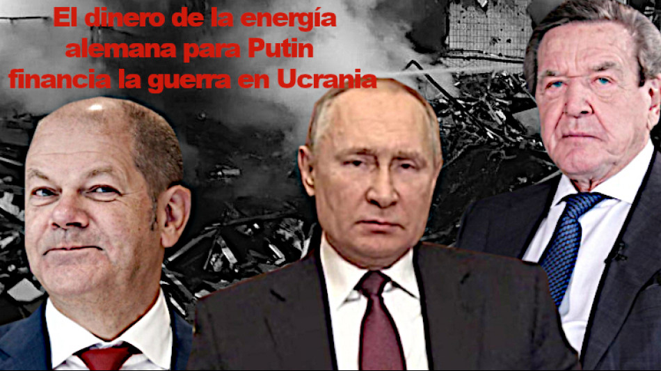Olaf Scholz (SPD), Gerhard Schr&ouml;der (SPD) y Vladimir Putin