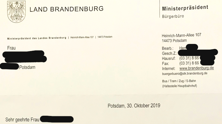 Potsdam: Dietmar Woidke, Ursula Nonnemacher, Mike Schubert, Hertha-Schulz-Haus, Oberlinhaus, seit 24 Wochen keine Tagesf&ouml;rderung f&uuml;r behindertes Kind