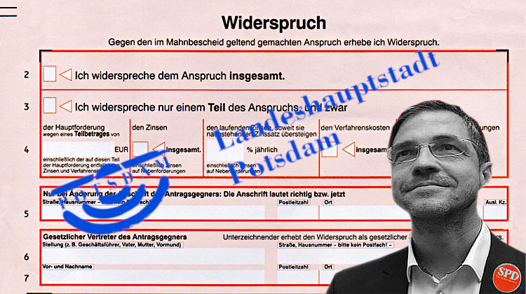 Mike Schubert, Kita-Geb&uuml;hren und ein Mahnbescheid gegen Potsdam