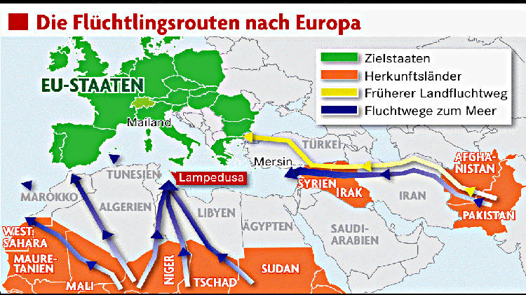 Deutschland: Schleuser lässt Flüchtlinge zurück