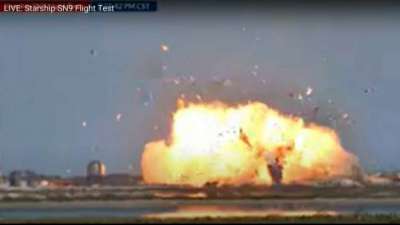 Erneut Prototyp von neuer SpaceX-Rakete bei Landung explodiert