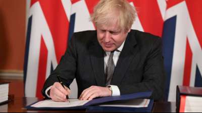 Johnson: Austritt aus EU-Binnenmarkt ein "toller Moment"