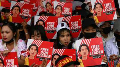EU droht Milit&auml;rvertretern in Myanmar nach Putsch mit Sanktionen