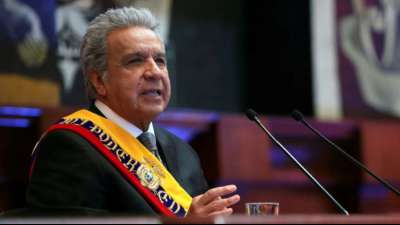 Flugzeug von Ecuadors Pr&auml;sident Moreno muss Notlandung in Washington machen