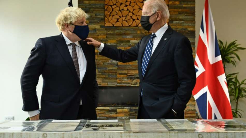 Biden und Johnson betonen bei erstem Treffen gemeinsame Positionen