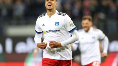 Rekord-Hattrick: HSV-St&uuml;rmer Glatzel schie&szlig;t Spitzenreiter Darmstadt ab