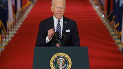 Biden ruft zu Durchhalteverm&ouml;gen in der Pandemie auf 