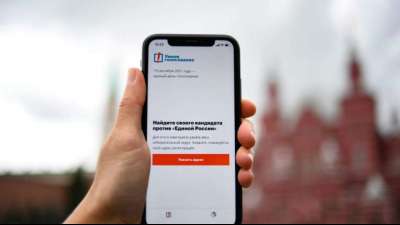 Nawalny-App w&auml;hrend Parlamentswahl nicht mehr bei Google und Apple verf&uuml;gbar