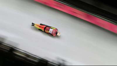 Skeleton-WM: L&ouml;lling f&uuml;hrt zur Halbzeit - Hermann Dritte
