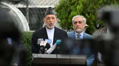 Taliban-F&uuml;hrer treffen sich mit ehemaligem afghanischen Pr&auml;sidenten Karsai