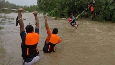 Neun Menschen sterben nach heftigen Regenf&auml;llen auf den Philippinen