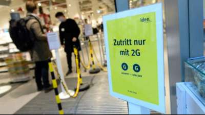 Handel fordert Lockerung der 2G-Regel f&uuml;r Gesch&auml;fte