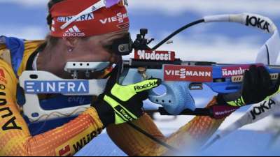 Biathlon: Herrmann im Einzel starke Dritte - Weidel und Voigt &uuml;berzeugen