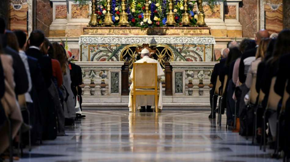 Papst Franziskus betet f&uuml;r ein Ende der Corona-Pandemie