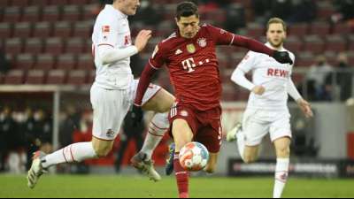 Bayern siegt souver&auml;n in K&ouml;ln: Weiter sechs Punkte vor Dortmund