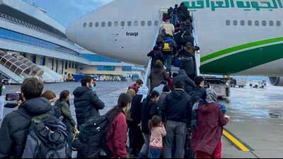 R&uuml;ckf&uuml;hrungsflug aus Belarus mit Migranten Richtung Irak gestartet