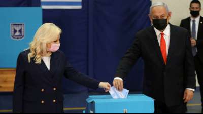 Prognosen: Netanjahus Partei st&auml;rkste Kraft bei Parlamentswahl in Israel