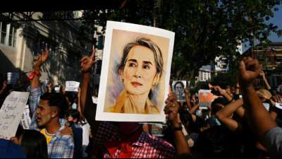 Neue Proteste gegen Milit&auml;rjunta in Myanmar 