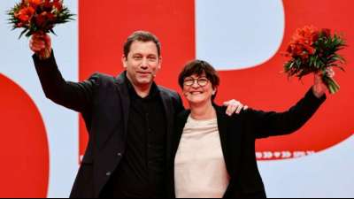 SPD w&auml;hlt Esken und Klingbeil an die Spitze - K&uuml;hnert neuer Generalsekret&auml;r