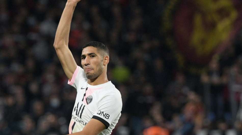Fu&szlig;ball - Lionel Messi nur Zuschauer: Hakimi rettet PSG in Metz