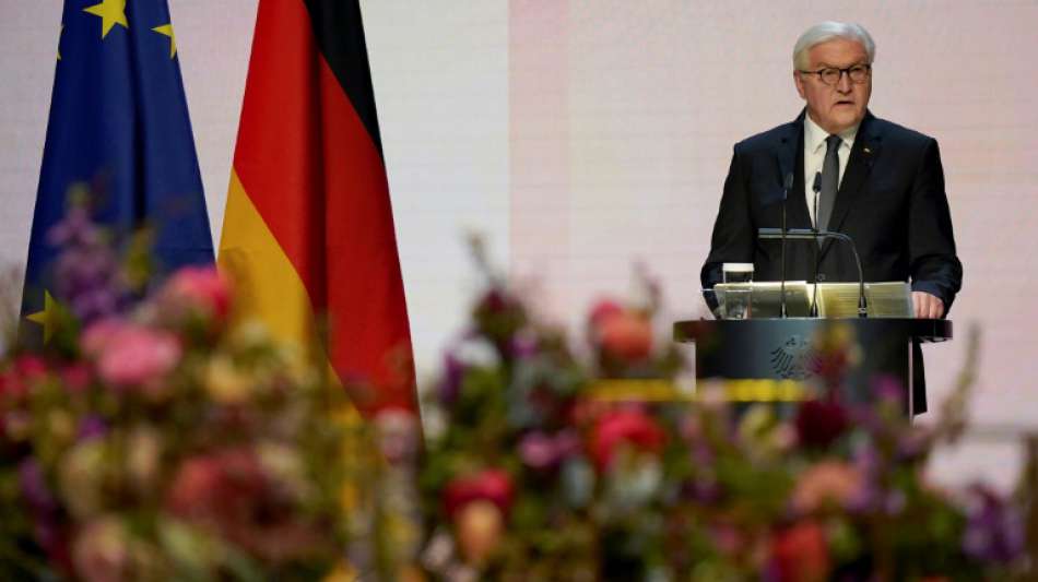 Steinmeier spricht bei Gedenken f&uuml;r Verstorbene von einer "dunklen Zeit"