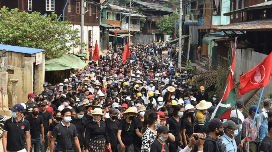 Putsch-Gegner in Myanmar rufen zu "Fr&uuml;hlingsrevolution" auf