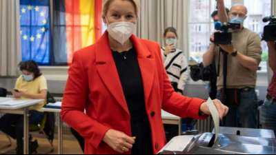 SPD gewinnt Abgeordnetenhauswahl in Berlin klar - Gr&uuml;ne und CDU fast gleichauf