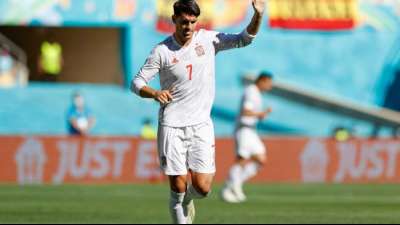 Fu&szlig;ball-EM: Spanien spielt ohne Alvaro Morata gegen Italien
