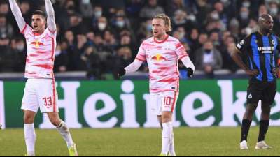 RB Leipzig trotzt dem Corona-Schock: Rekord-Gala in Br&uuml;gge