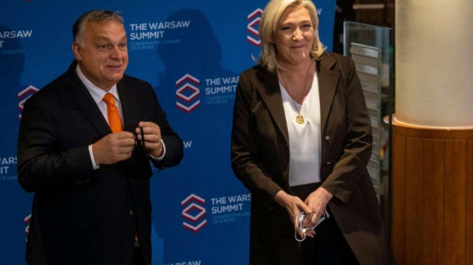Orban, Morawiecki und Le Pen bei Treffen rechter Parteien in Madrid