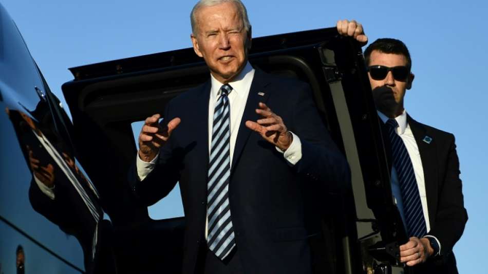 US-Pr&auml;sident Biden in Gro&szlig;britannien eingetroffen