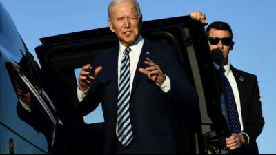 US-Pr&auml;sident Biden in Gro&szlig;britannien eingetroffen