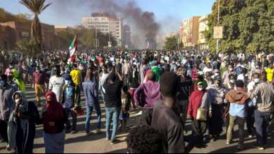 Erneute gro&szlig;e Proteste gegen brutale Milit&auml;r-Diktatur im Sudan