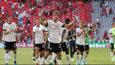 Fu&szlig;ball EM: M&uuml;ller ist vom Einzug ins Achtelfinale &uuml;berzeugt