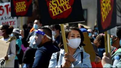 Massenproteste gegen anti-asiatischen Rassismus in den USA