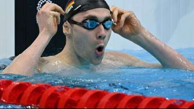 Schwimmer M&uuml;hlleitner verpasst erste deutsche Olympia-Medaille knapp