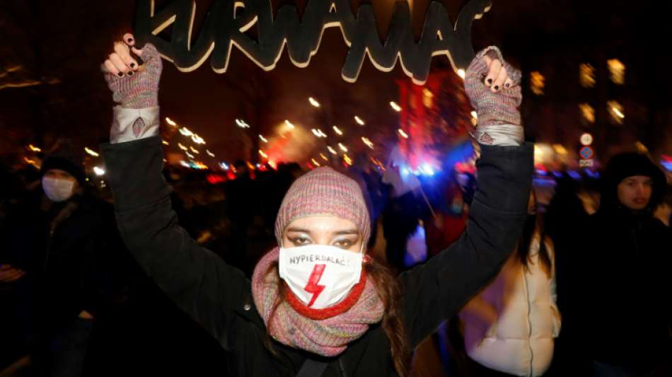 Erneut Proteste in Polen gegen versch&auml;rftes Abtreibungsrecht