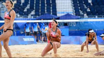 Beachvolleyball: Ludwig/Kozuch im Viertelfinale