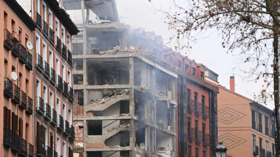 Mindestens zwei Tote bei schwerer Explosion im Zentrum von Madrid