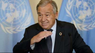 UN-Generalsekret&auml;r Guterres fordert Ende von "Krieg gegen unseren Planeten"