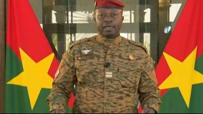 Junta-Chef Damiba als Pr&auml;sident von Burkina Faso vereidigt