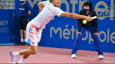 Tennis: Zverev zieht mit Sieg ins Viertelfinale von Montpellier ein