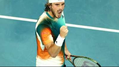 Tsitsipas stark: Drittes Halbfinale in Melbourne