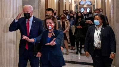 Biden versucht Reformagenda mit Besuch im Kongress zu retten