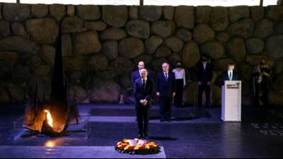 Scholz besucht Holocaust-Gedenkst&auml;tte Yad Vashem in Jerusalem