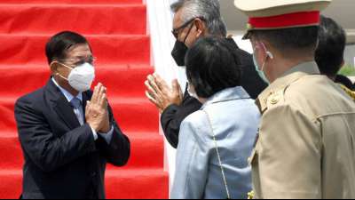 Myanmars Junta-Chef zu Krisengespr&auml;chen in Indonesien