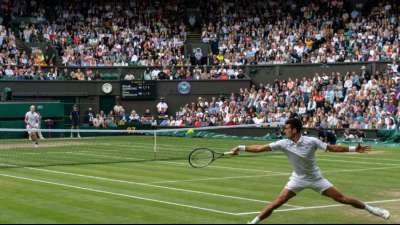 Tennis - Wimbledon: Novak Djokovic im Finale gegen Berrettini