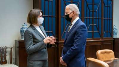 Biden empf&auml;ngt belarussische Oppositionsf&uuml;hrerin Tichanowskaja im Wei&szlig;en Haus