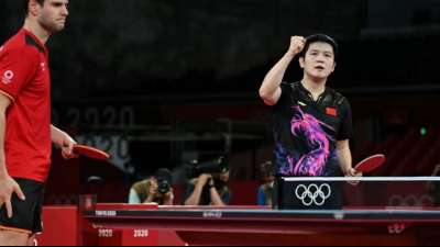 Tischtennis: M&auml;nner-Team verliert Finale gegen China und holt Silber