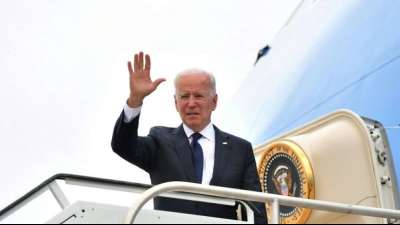 US-Pr&auml;sident Biden bricht zu erster Auslandsreise nach Europa auf